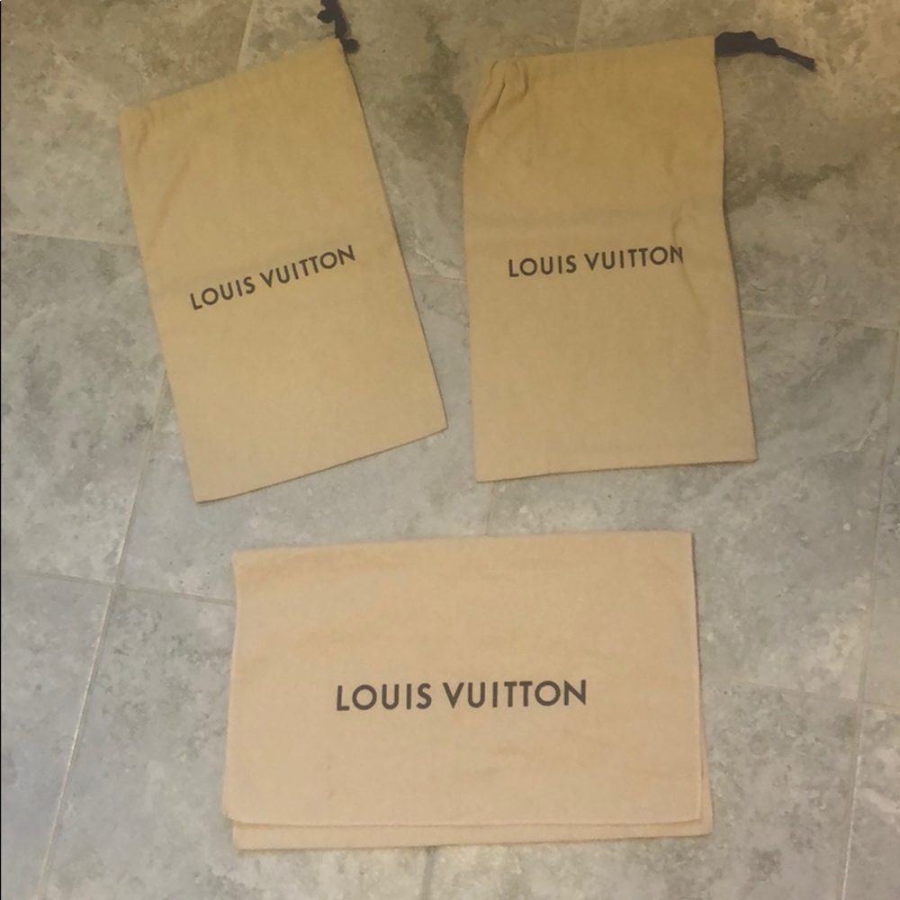 Louis Vuitton dust bags